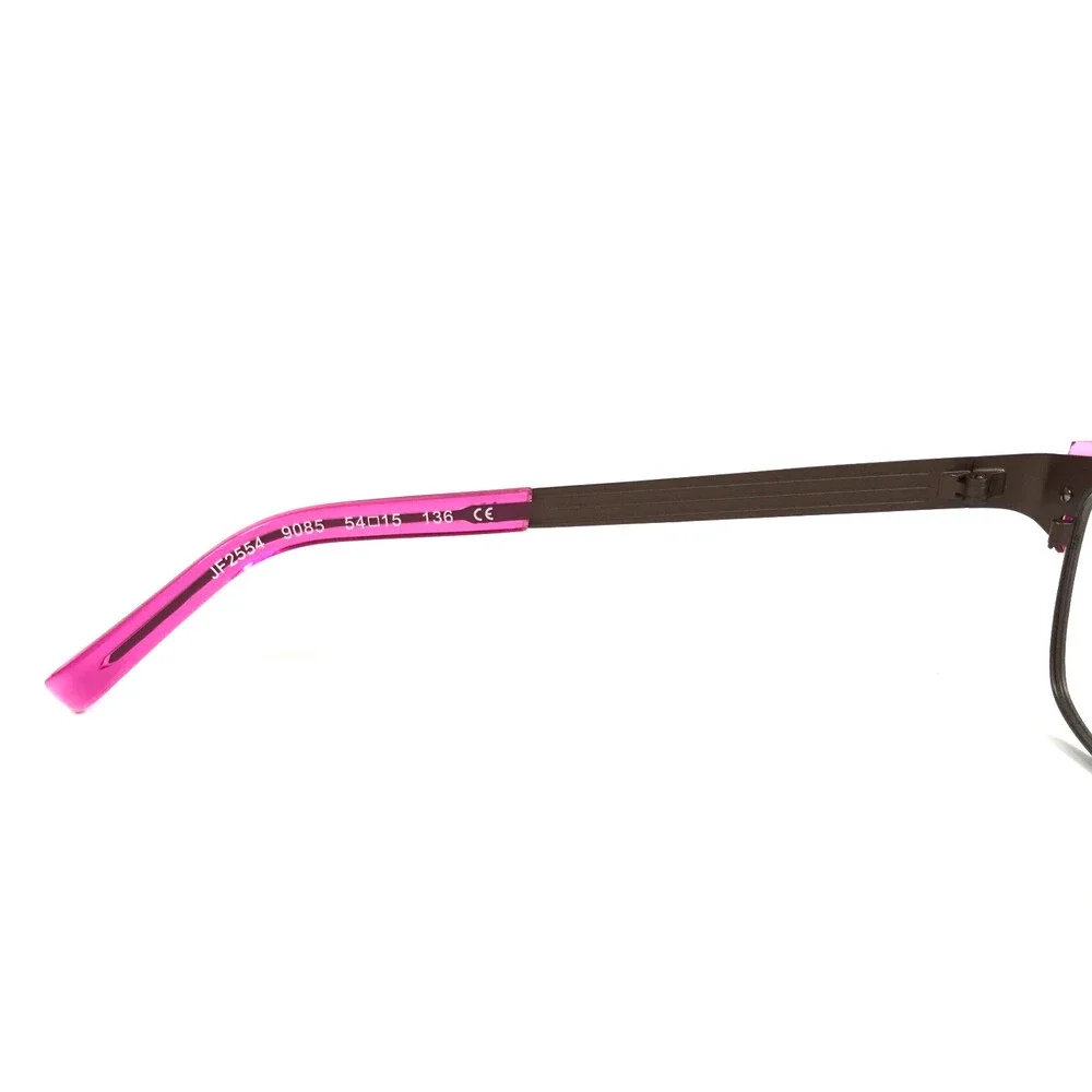 J.F. Rey Eyeglasses Frames JF2554 9085 Brown Pink Cat Eye Full Rim 54-15-136